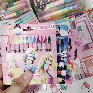 [SG LOCAL SELLER]12 Color Crayon For Kids Birthday Party Gift Goodie Bag Stationary School Gift Childrens Day Gift