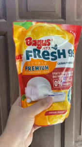 BAGUS Fresh 99 Dishwashing Liquid 575 ml Free Sabut Cuci Piring - Sabun Cuci Piring
