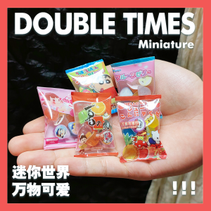 Mini Jelly Model 6 Parts Doll OB House Decoration Miniature Food Toy Photography Prop Pretend Play Realistic Toy Snack