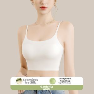 Invisible Strapless Bra Tank Top Padded Beauty Back One-Piece