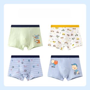 MiiOW | Quần lót nam trẻ em cotton nguyên chất kháng khuẩn A-class Quần đùi thoải mái thoáng khí cho bé trai từ 5-13 tuổi Quần lót mùa hè