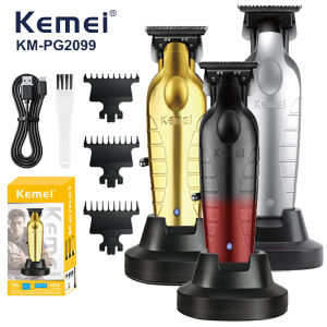 Kemei Mens Hair Clipper Professional Electric Hair Clipper USB Rechargeable Barber Trimmer Mens Electric Hair Clipper