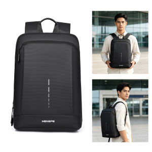 MENSPE Men Backpack Business Laptop Backpacks Waterproof Ultra-thin Casual Travel Backpack Men 16.5inch Laptop Backpack Fashion Multi-compartment Bag