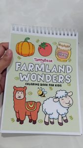 Fun & Easy Farmland Coloring Book for Kids Ages 4+ A5 Size