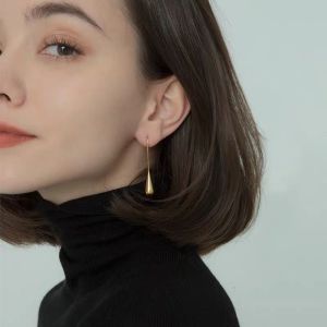 Stylish Long Taper Drop Earrings