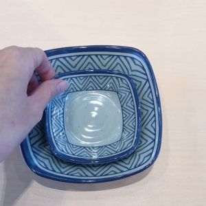 Dĩa vuông dĩa sâu lòng bằng nhựa melamine