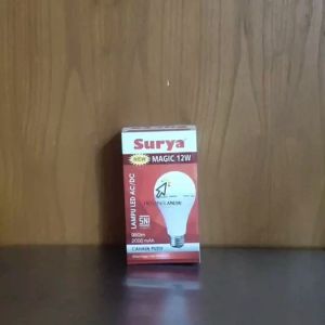Lampu Bohlam New Magic LED 12 watt emergency Surya AC DC Auto On Mati Listrik Original