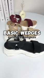 SAHIKU – Stella Sepatu Sandal Wedges Wanita || Sepatu Sendal Platform || Sandal Gunung Cewek