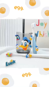 Children Toothbrush Tooth Cup Portable Tableware Set Cartoon Couple Style Parent-Child Style Adult Toothbrush Cup Mouthwash Cup