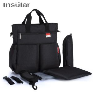 Insular | Fashion Baby Diaper Tote Bag Multifunctional Mommy Nappy Changing Bags Waterproof Mummy Stroller Bag