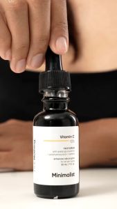Minimalist 10% Vitamin C Skin Brightening Face Serum for Glowing and Illuminating Skin | Reduces Dark Spots & Protects Against Sun Damage | For Women & Men | 30ml