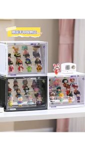 【Fanboxx】Clear Acrylic Blind Box Showcase Storage Display Stand Toys Dustproof Display Cabinet Toy Doll Anime Figure Organizer