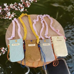 Corduroy Crossbody Phone Bag Womens Street Style Mini Storage Bag Shoulder Bag Handbag JIFANPAUL Brand Teenagers Daily Use