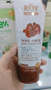 [ROY] GEL TẨY DA CHẾT ROY BEAUTY TỪ CÀ PHÊ VÀ SỮA DỪA 130ML LÀM SẠCH SÂU THÔNG THOÁNG LỖ CHÂN LÔNG