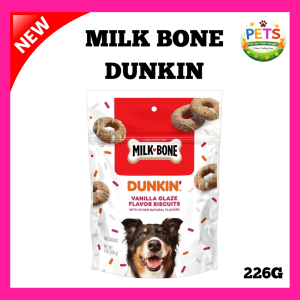 MILK BONE DUNKIN DOG TREATS 226grams