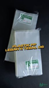 Plastik PP Lebar 11 Tebal 06 11x20 11x25 Kantong Bening Snack Keripik Makanan Basreng