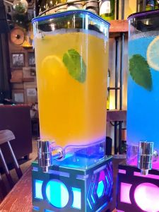 Luminous Wine Cannon 3L Tower Beer Dispenser Beverage Juice Dispenser For Restaurant Bar KTV Party