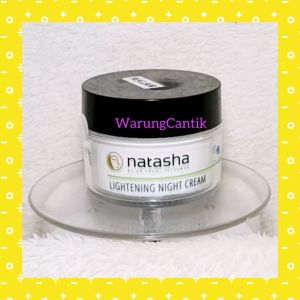 LIGHTNIGHTCR10 Natasha Skin Care Lightening Night Cream 10 gram by dr Fredi Setyawan Original Krim Malam Pencerah