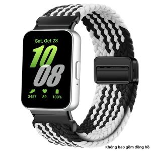 Dây Đeo Thể Thao Bằng Nylon Từ Tính Có Thể Điều Chỉnh Cho Samsung Galaxy Fit 3 Dây Đeo Thay Thế Phụ Kiện Vòng Đeo Tay Correa