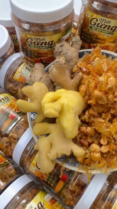 500g. MỨT GỪNG SỢI DẺO [vị cay ấm – chua nhẹ – ngọt thanh dẻo mềm tự nhiên thơm ngon rất riêng]