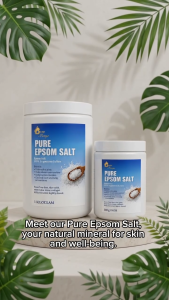 Pure Epsom Salt | Magnesium Sulfate Bath Salt | Foot Soak & Bath Soak