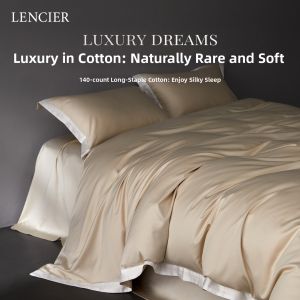 140s Double Ply Xinjiang Long Staple Cotton 4-Piece Bedding Set