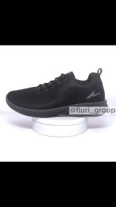 FIURI - Ando - ELSIE 33-43 Full Hitam - Sepatu Kets Wanita - Sepatu Sneakers Wanita - Sepatu Olahraga Sport Wanita - Sepatu Casual - Sepatu Jogging Lari Fitness Gym Senam Wanita - Sepatu Anak Perempuan Cewek -Sepatu Sekolah Bertali SD SMP SMA