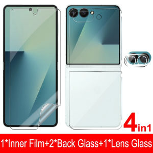 Hydrogel Film For Samsung Z Flip 7 Z Flip 6 5 Tempered Glass Screen Protectors & Camera Lens Films Anti-scratch Full Protection