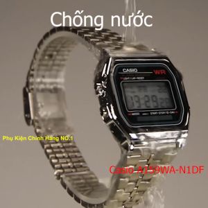 Đồng Hồ Nam Casio A159 Black .f. Made In Japan Chống Nước Siêu Bền Pin Lâu