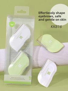 MONLEYTA | Safety Type Advanced Eyebrow Trimmer Tool Kit For Beginners Men Women Specialized Eyebrow Shaping Razor Leaf Shaped Design