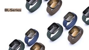 DUX DUCIS BL Magnetic Woven Strap for iWatch Ultra 2 S10 S9 S8 S7 Series 9 8 7 6 5 SE 38 42 46 44 41 45 49mm Watch Band Loop