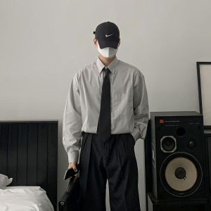 DAVID&ME | Spring/Summer Japanese Style Non-iron Solid Color Business Dress Shirt