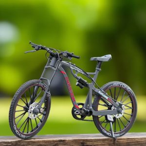 Xe Đạp Leo Núi Hợp Kim Mô Hình 1/8 Xe Đạp Đường Bộ Hấp Thụ Sốc Sáng Tạo Đồ Trang Trí Đồ Chơi Cho Bé Trai Xe Mô Hình Bằng Hợp Kim