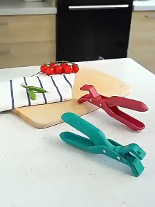 RICHMENT Multi-Function Anti-Scald Bowl ClipMulti-Purpose Hot Bowl Dish Plate Gripper Clips Tongs Clamp Holder for Kitchen Silicone Non-Slip Anti-Scald Ironing Dish Clamp for Cooking