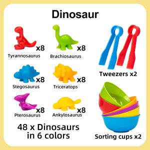 Yonra | Counting Animal Sorting Toys for Toddlers Preschool Learning Activities for Math Color Cognition Montessori Baby STEM Gift