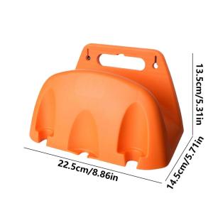 Hose Holder Wall Mounted Garden Irrigation Hose Pipe Hanger Plastic Rack Tap Watering Hose Organizer Storage Holder Pipe Winding