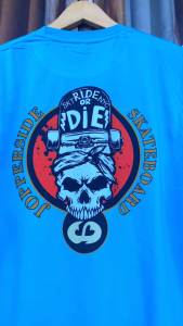 Jopperside kaos pria katun combed distro premium ts259DB skateboard