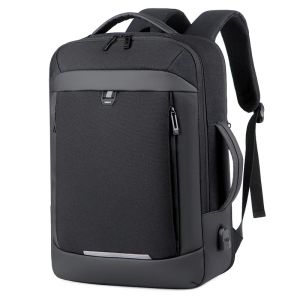 17 Inch Business Laptop Backpack Waterproof Notebook For Men School Book Bag Expandable Multifunction USB Charging Man Backpacks