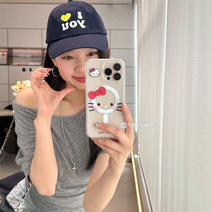 iPhone 16 pro Max Silicone Case Magnetic Butterfly Bow Cat Sticker Full Cover Protection for Apple 17 pro 17 pro Max 15 14 pro Max