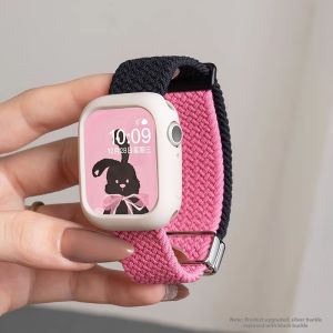 CRAFTSMAN DAI | Color-blocked Magnetic Nylon Watch Strap For Apple Watches