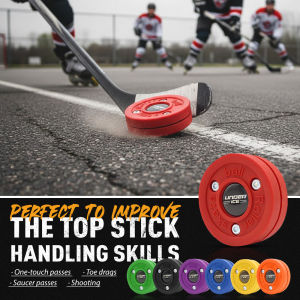 Hockey Pucks Training Puck Ice Hockey Puck Plastic Reusable Ice Training Practicing Accessory