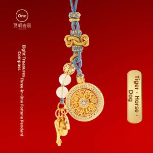LINGJISHENGHUOGUAN | Fortune Fitting Zodiac Pendant Rotatable