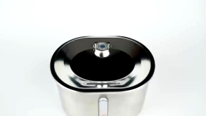 Stainless steel water dispenser for cat and dog fully automatic induction with silent water pump filter