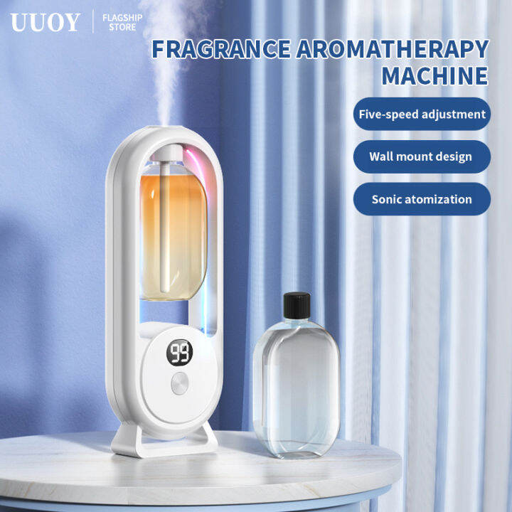 UUOY Wall Mount Automatic Aroma Diffuser Rechargeable Humidifier ...