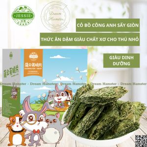 Cỏ bồ công anh sấy giòn thức ăn giàu xơ cho hamster thỏ bọ và thú nhỏ