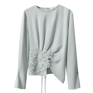 AMII | New Elegant Commuter Lace Spliced Blouse