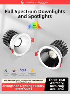 SAINAHEPAN | Dazzle Prevention Deep Cup Living Room Recessed Downlight 5w 7.5cm