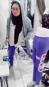 Celana Gym Olahraga Wanita Celana Legging Bahan Elastis