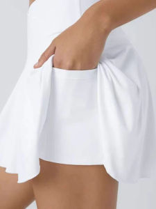 High Waist Tennis A-Line Skirt Fitness Dress