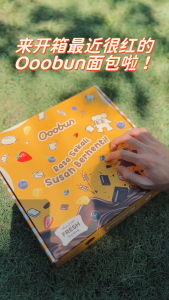 Ooobun Cheese Custard Toast Bread 60g x 12pcs | Savoury-Sweet Soft Bread | Halal | No Trans Fat
